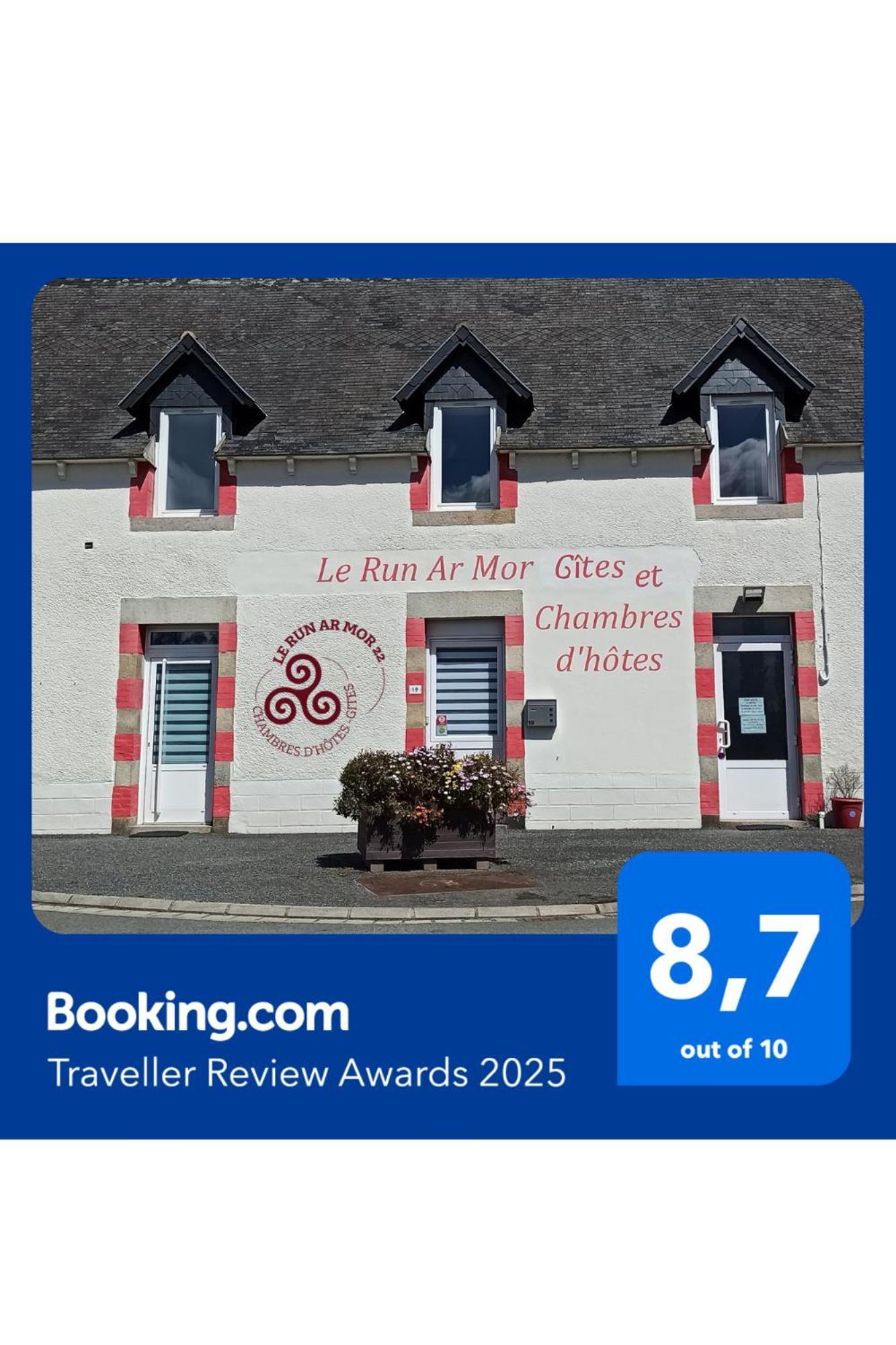 Le Run Ar Mor 22 Bed & Breakfast Locquémeau Eksteriør bilde